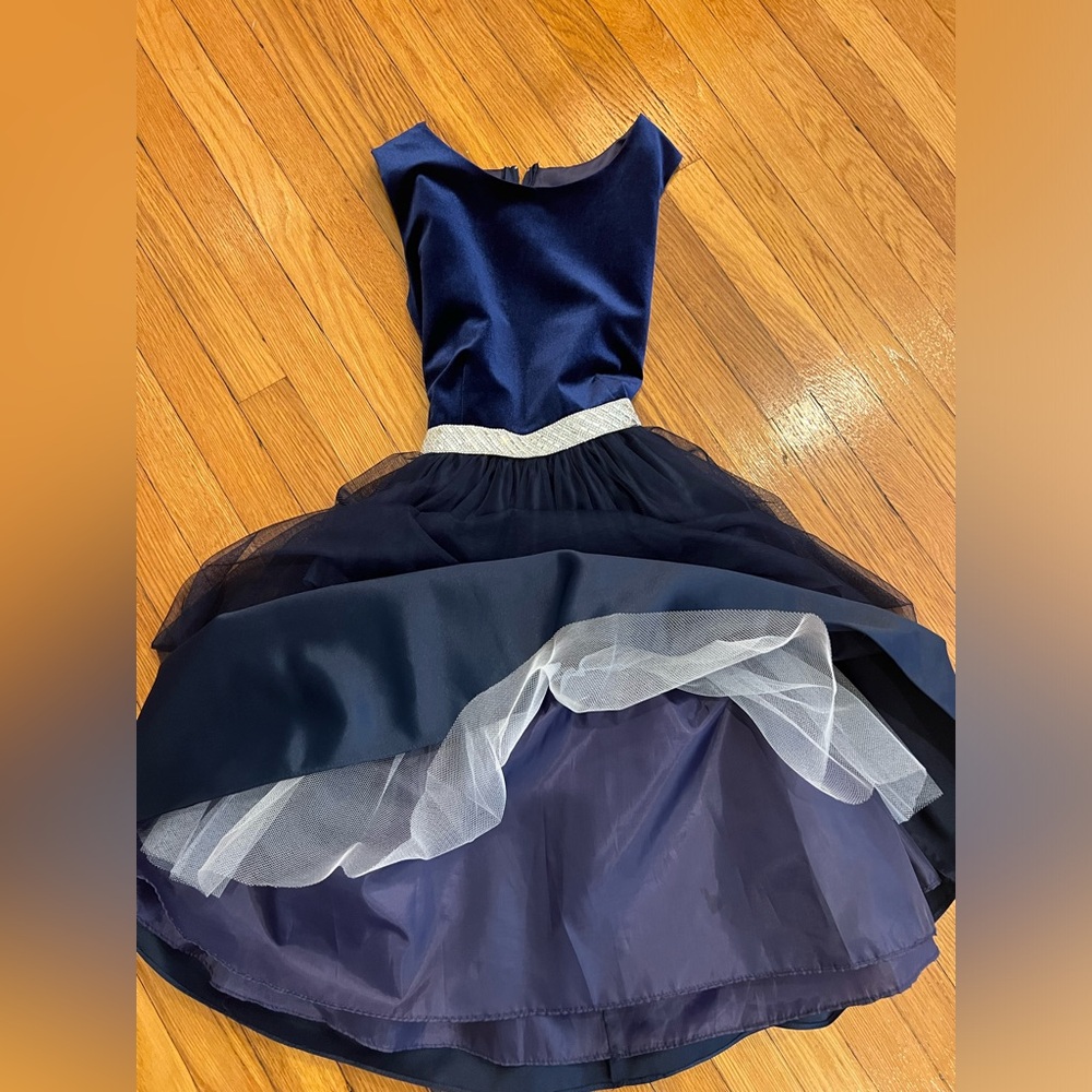 Blue Holiday Dress